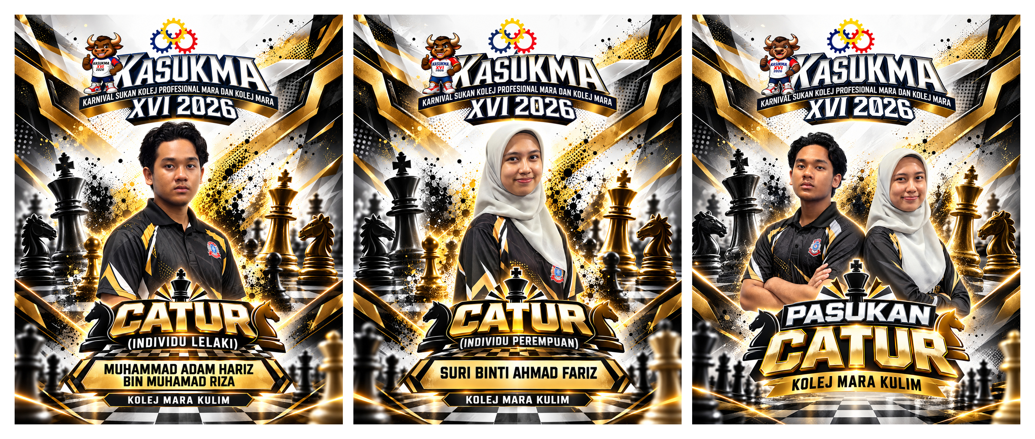 Gambar skuad CATUR - KMK · KOLEJ MARA KULIM