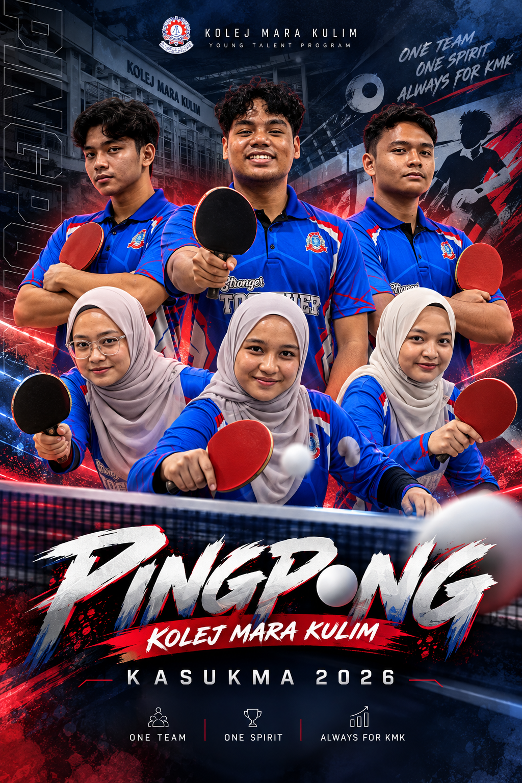 Gambar skuad PING PONG - KMK · KOLEJ MARA KULIM