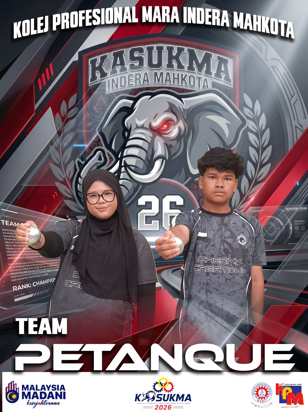 Gambar skuad PETANQUE - KPMIM · KOLEJ PROFESIONAL MARA INDERA MAHKOTA