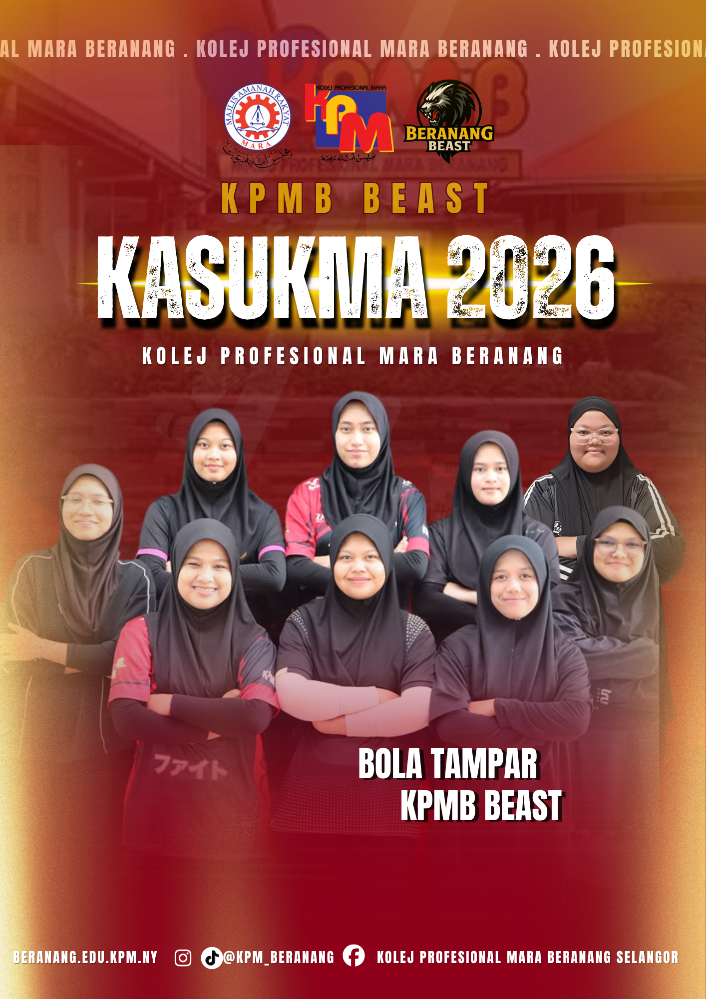 Gambar skuad BOLA TAMPAR - KPMB · KOLEJ PROFESIONAL MARA BERANANG
