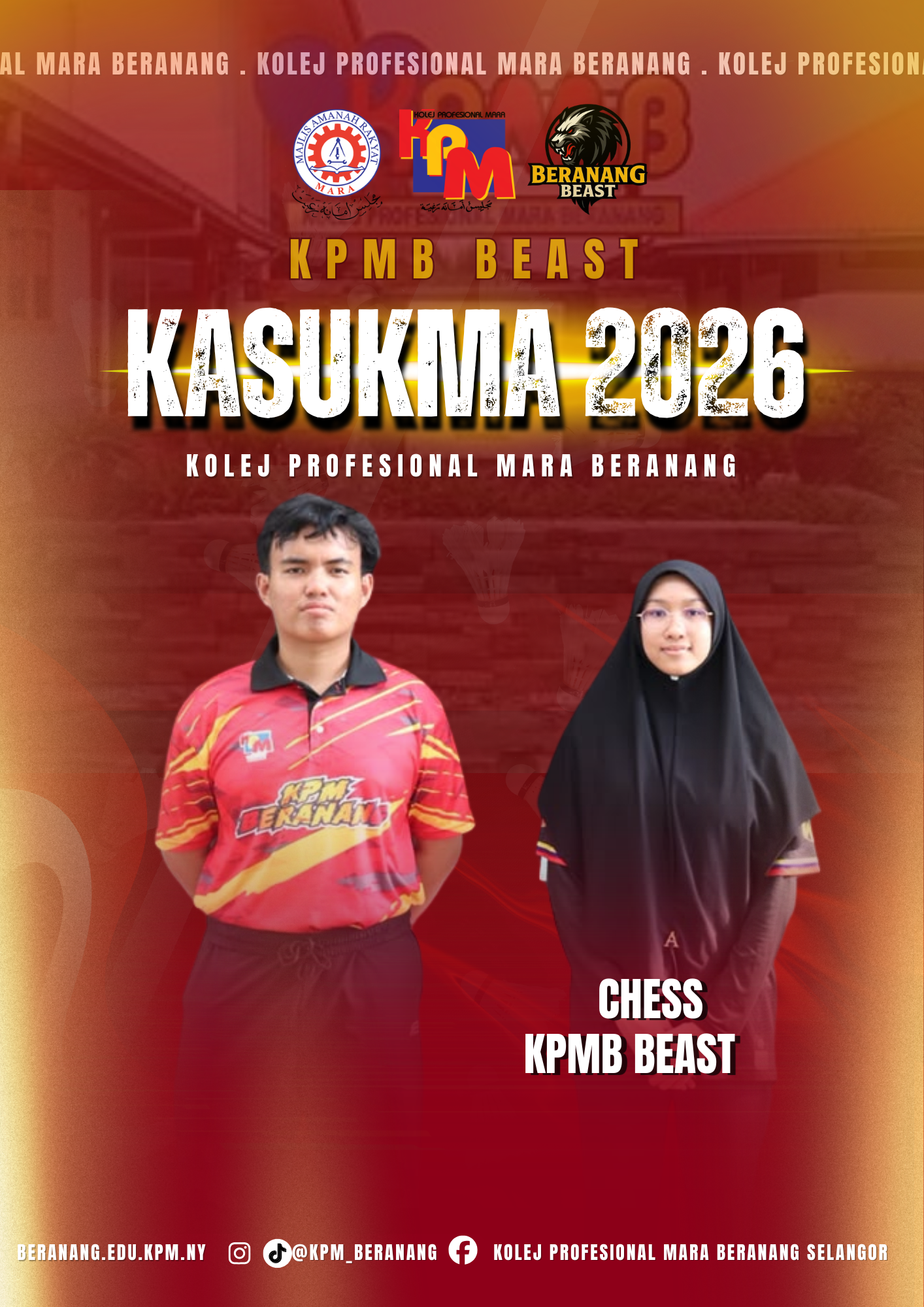 Gambar skuad CATUR - KPMB · KOLEJ PROFESIONAL MARA BERANANG