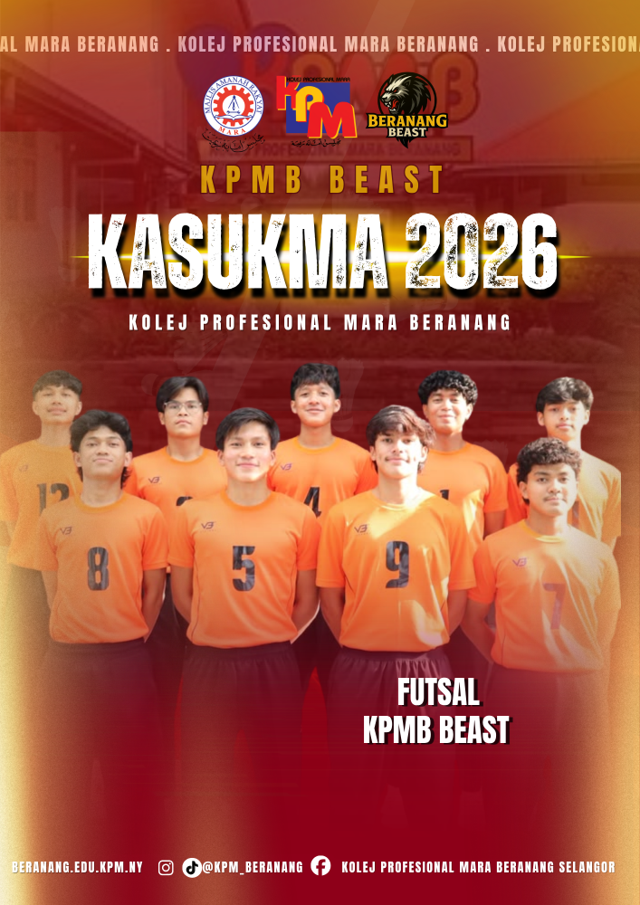 Gambar skuad FUTSAL - KPMB · KOLEJ PROFESIONAL MARA BERANANG