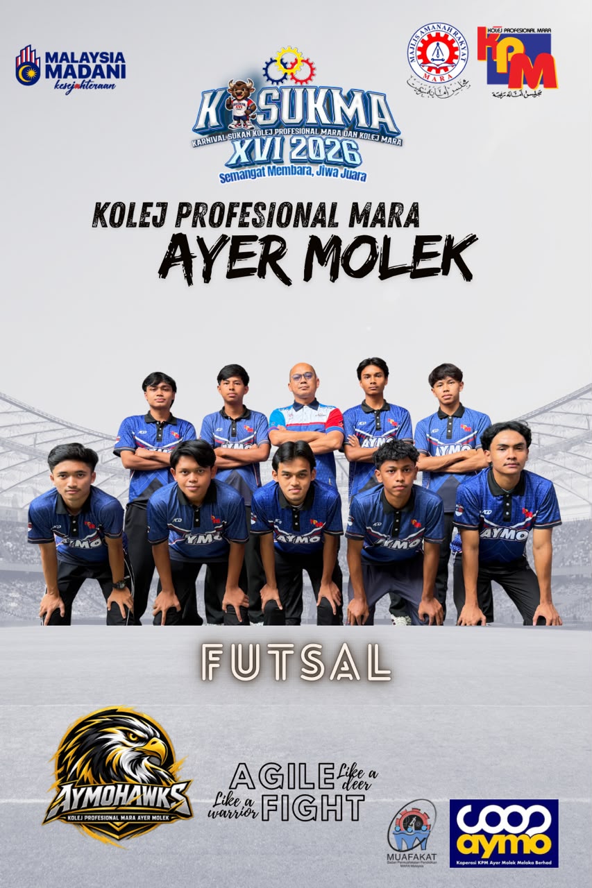 Gambar skuad FUTSAL - KPMAM · KOLEJ PROFESIONAL MARA AYER MOLEK