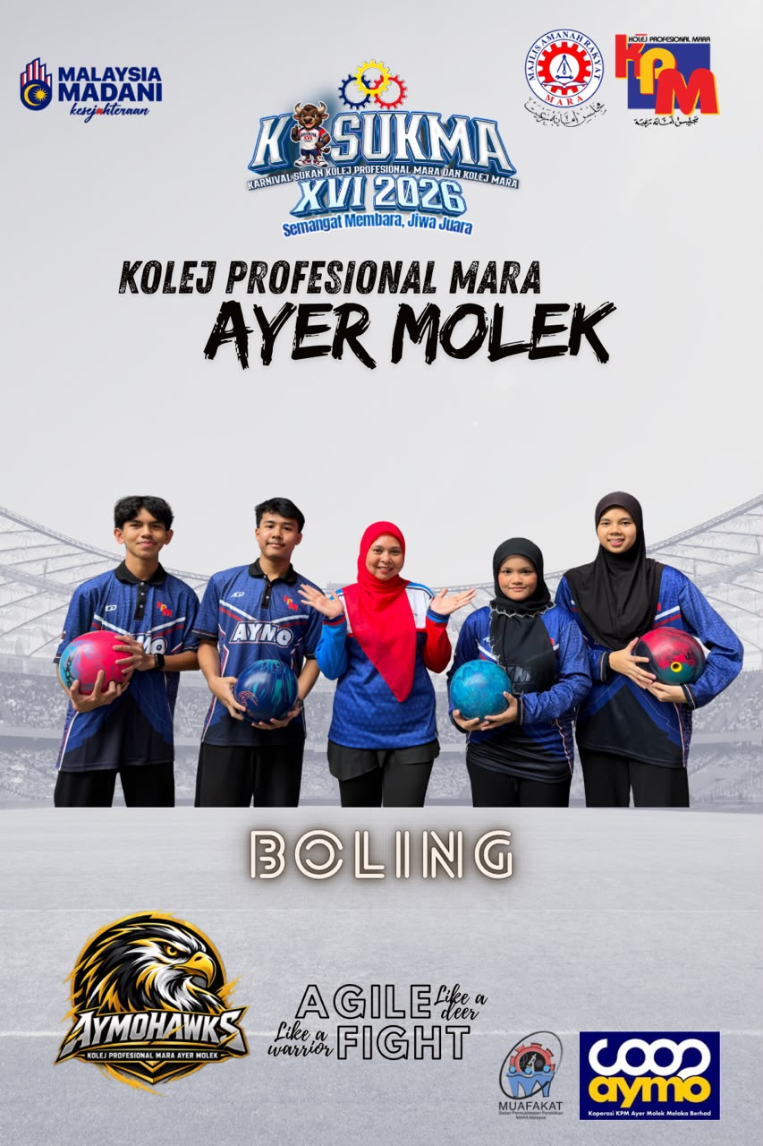 Gambar skuad TENPIN BOLING - KPMAM · KOLEJ PROFESIONAL MARA AYER MOLEK
